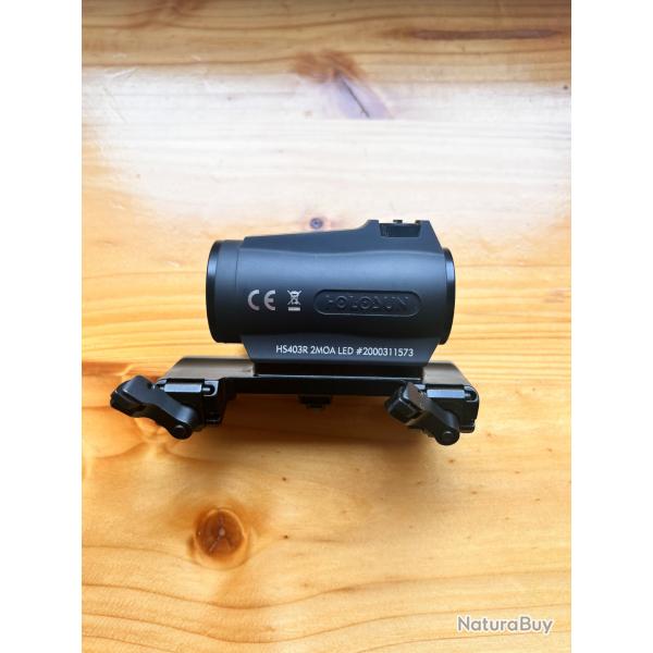 Point rouge HOLOSUN HS403R + Montage Chapuis rols