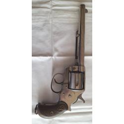MAGNIFIQUE COLT SA/DA "FRONTIER" MLE 1878 (FABRICATION 1882), CALIBRE 45 LC, CANON MIROIR