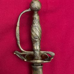 Epée de ville. Louis XVI