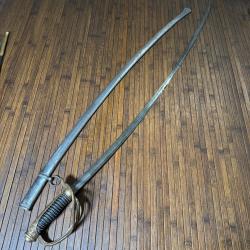 SABRE 1822 D'OFFICIER D'ARTILLERIE FORGÉ PAR COULAUX A KLINGENTHAL