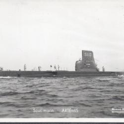 CPA - MARINE DE GUERRE  -  SOUS-MARIN  " ARTEMIS " N°4073