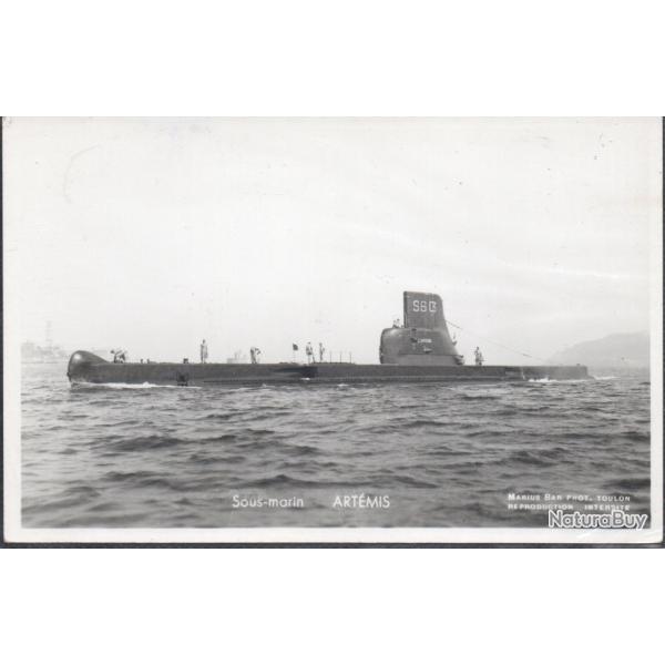 CPA - MARINE DE GUERRE  -  SOUS-MARIN  " ARTEMIS " N4073
