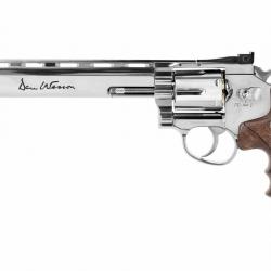 Revolver Dan Wesson 8" Silver 4.5mm BBS CO2 ASG