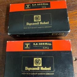 Munitions 5,6x50 R magnum