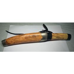 Couteau Tanto C.Jul Herbertz Rostfrei 115417 - Lame fixe 18cm avec étui cuir