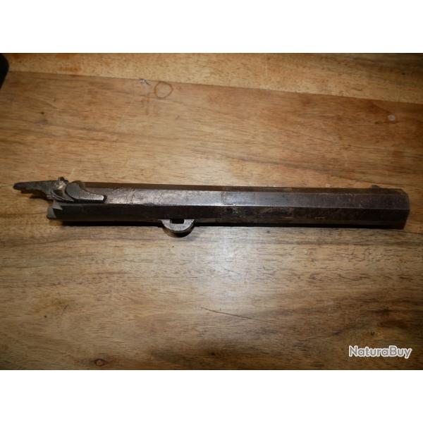 Canon de pistolet  percussion de tir avec rayures cheveux