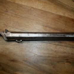 Canon de pistolet à percussion de tir avec rayures cheveux fixation à tiroir