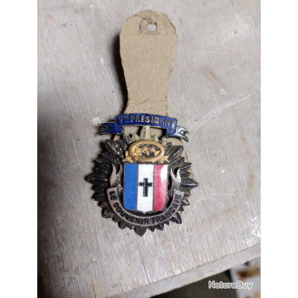 Insigne le souvenir franais. vice prsident
