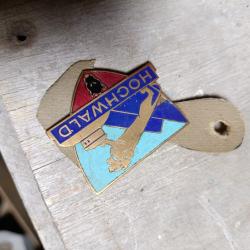 Insigne militaire ancien ARTILLERIE : 156°RAP OUVRAGE HOCHWALD Ligne MAGINOT