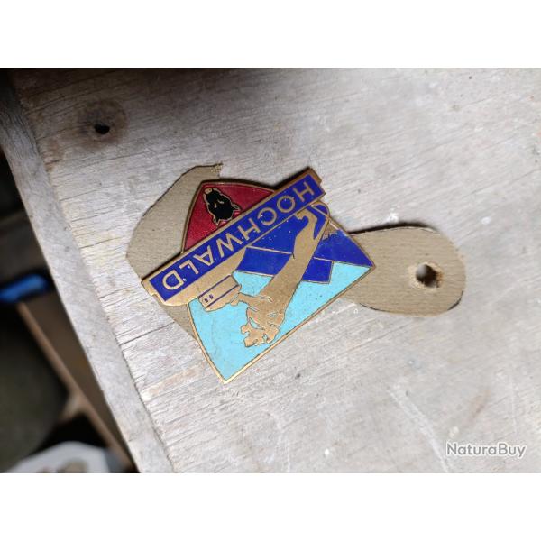 Insigne militaire ancien ARTILLERIE : 156RAP OUVRAGE HOCHWALD Ligne MAGINOT