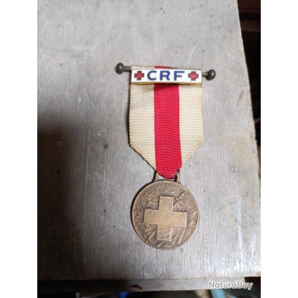 Mdaille des dames franaises croix rouge