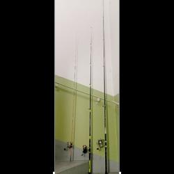 Lot de 3 lancers complets avec moulinets remplis de fil, 100% prêts à pêcher. Achat à l'unité OK