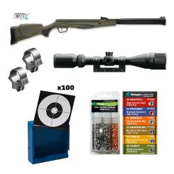 BF* Pack Plinking Carabine à plomb Stoeger RX20 S3 Suppressor 19,9J + Lunettes + Accessoires