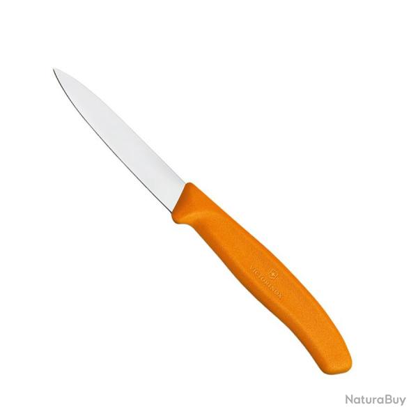 Couteau d'Office 8 cm Swiss Classic Multicolore - Victorinox Orange