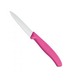 Couteau d'Office Denté 8 cm Swiss Classic Multicolore - Victorinox Rose
