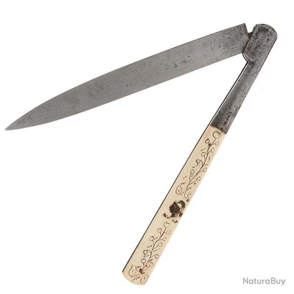 Vendetta 28 cm ancienne en Os