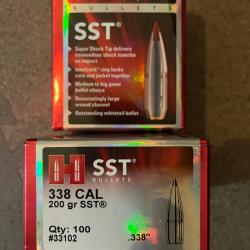 Ogives Hornady SST - 338 / 200 gr