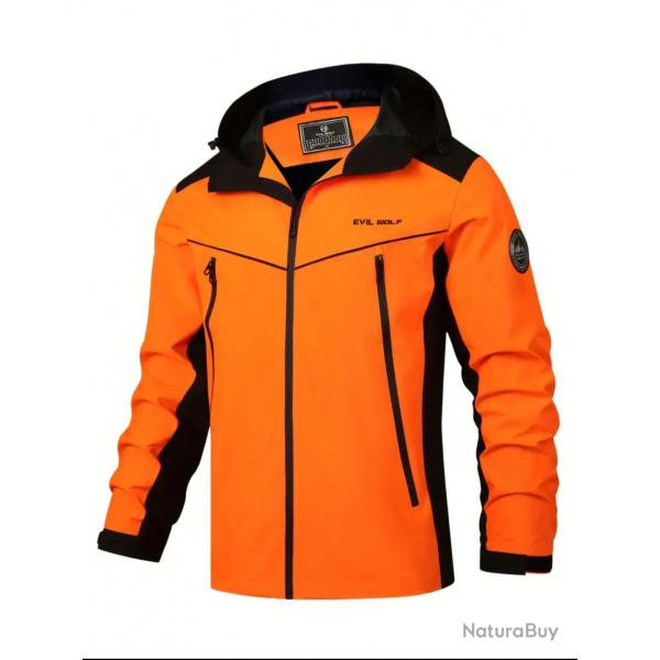 ENCHERE VESTE EVIL WOLF LEGERE COUPE VENTE IMPERMABLE TAILLES M/L/XL