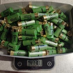 Lot de 4kg 700 de cartouches calibre 12 substitut