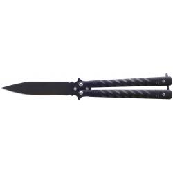 FIN DE STOCK Couteau papillon noir