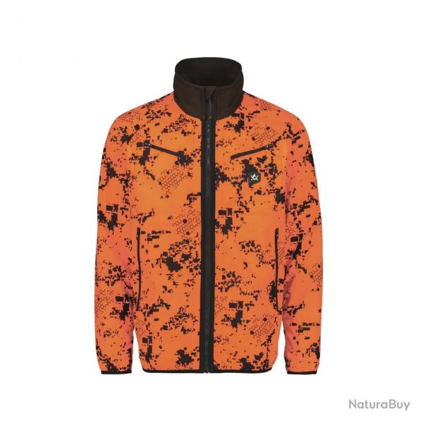 Veste Polaire Reversible Orange/Marron Raptor Alaska