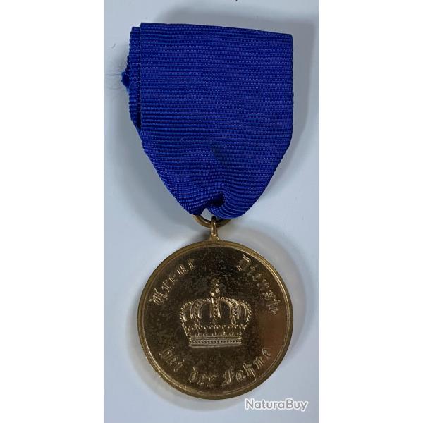 Prusse - Dienstauszeichnung II Klasse - Mdaille pour service de longue dure
