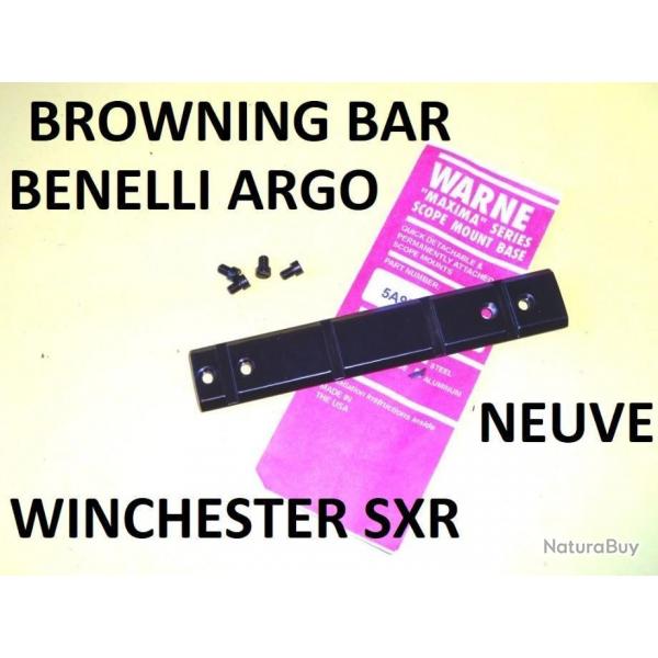 DERNIERE embase WARNE pour BROWNING BAR / BENELLI ARGO / WINCHESTER SXR -VENDU PAR JEPERCUTE (GE381)