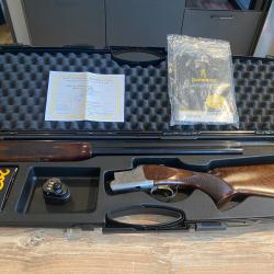 Browning B525 game one 12/76, bois magnifique, peu commun, etat quasi neuf, sans rayures.