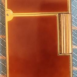 Briquet Dupont plaqué or et laqué de Chine 1969 dans son écrin