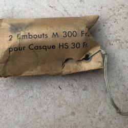 EMBOUTS M 300 POUR CASQUE ÉCOUTEUR RADIO HS 30 US WW2 nos (2)