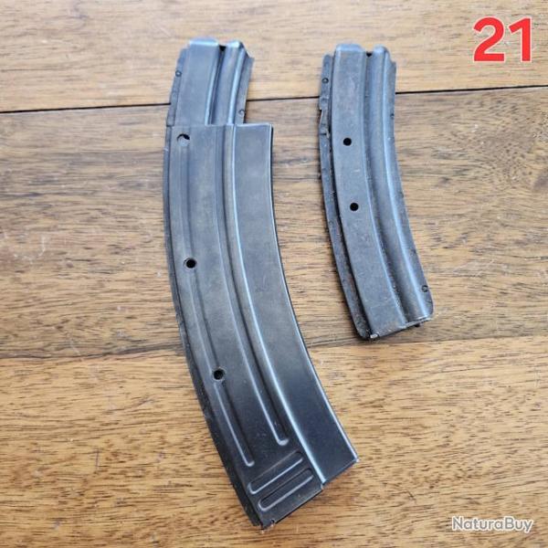 Lot de 2 chargeurs Jager AP80 22LR (20 & 30 coups)