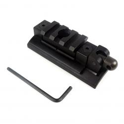 Adaptateur de Rail picatinny et attache grenadière rotative