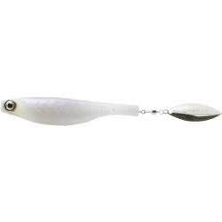Leurre Souple Hyperlastics Dartspin Pro 18cm White Ghost Silver