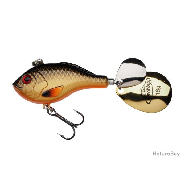 Poisson Nageur Berkley Pulse Spintail XL 18g 18g Dark & Dirty Roach 8cm