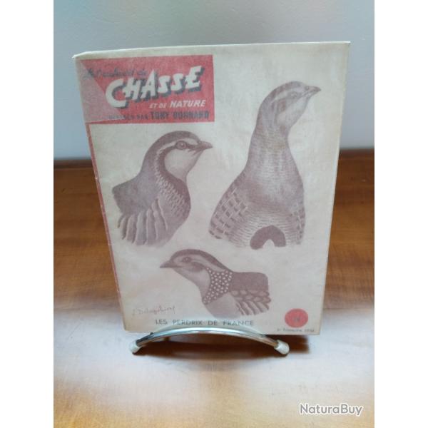 Les cahiers de chasse et de nature,tony burnand les perdrix de france