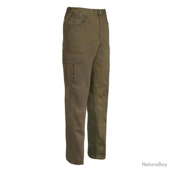 Prix de dpart  1 !! Pantalon de chasse hyperstrech savane Percussion Kaki Taille 42