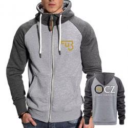 Sweat CZ gris clair type 2- LIVRAISON GRATUITE