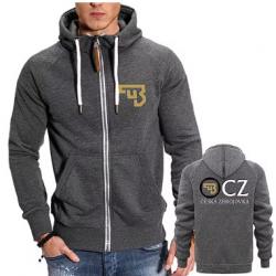 Sweat CZ gris fonce type 1- LIVRAISON GRATUITE