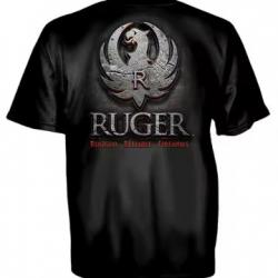 T-shirt RUGER noir type 1 LIVRAISON GRATUITE