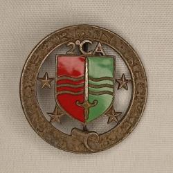 Insigne du 2ème Corps d'Armée Rhin et Danube occupation
