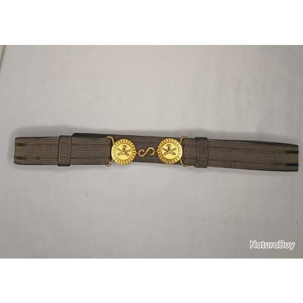 Ceinturon de tradition grande tenue 21/31 d'Artillerie