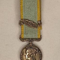 Médaille de Crimée 1854/1856 agrafe BALAKAVA XIXème