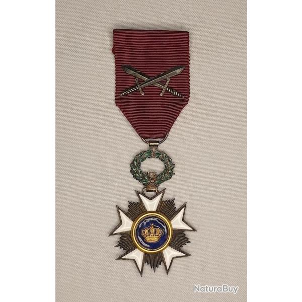 Mdaille ordre de la couronne Belge Lopold II