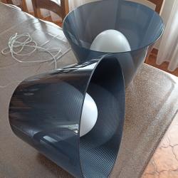 2 Suspensions KTribe supension1 en noir, conçu par le designer Philippe STARCK en 2005