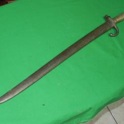 UNE BAÏONNETTE DE FUSIL CHASSEPOT 1866