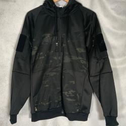 GILET A CAPUCHE HOODIE ROGUE HELIKON TEX Noir / Multicam