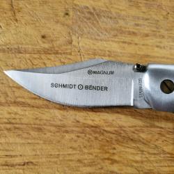 Couteau pliant schmidt & bender neuf