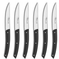 Coffret hêtre 6 couteaux à steak Le Thiers® manche bakélite