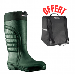 BF - 25 ! PACK POLYVER PREMIUM VERT  BOTTES GRAND FROID + SAC À BOTTES INCLUS