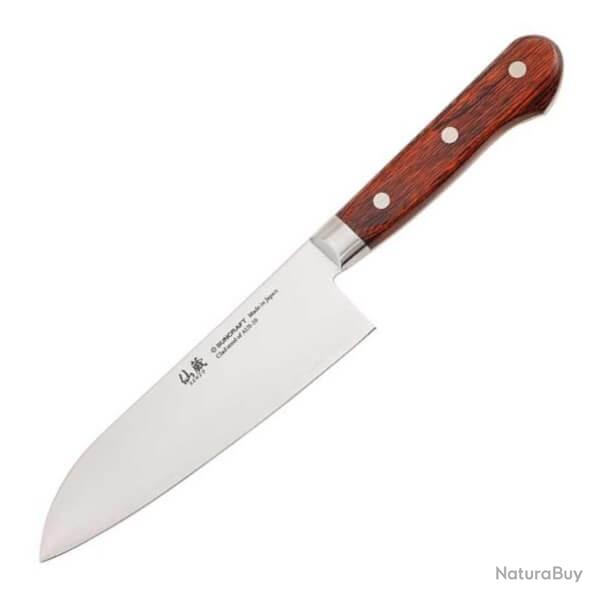 Couteau Santoku Suncraft Senzo Clad 16,5cm SUN.AS01